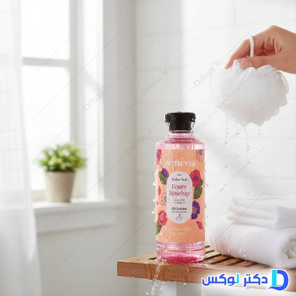 شامپو موی سر رز هیپ و روغن آووکادو ویت یو 300 میلی لیتر